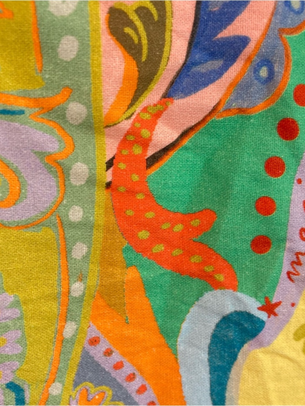 ANTONIO MELANI Brooks Bright Colorful Paisley Print Linen Cotton Shorts - Picture 5 of 9
